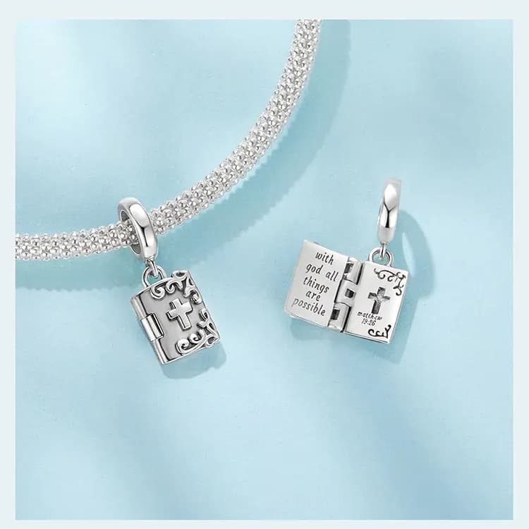 바모어 925 실버 썬·문·스타 크로스 참